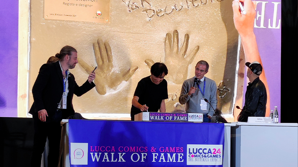 Kawamori entra nella Walk of Fame di Lucca